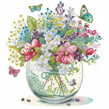 Load image into Gallery viewer, 2pcs Diamond Painting Set - Aquarius Flowers and Butterflies (30*30CM)
