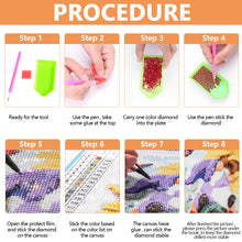 Load image into Gallery viewer, AB Diamond Painting - Full Round - purple dragon (40*60CM)