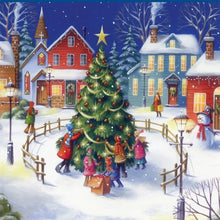 Load image into Gallery viewer, Diamond Painting - Full Round - christmas festive atmosphere map (30*30CM)
