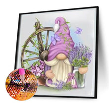 Load image into Gallery viewer, Diamond Painting - Full Round - lavender gnome (30*30CM)