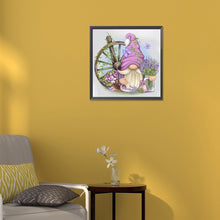 Load image into Gallery viewer, Diamond Painting - Full Round - lavender gnome (30*30CM)