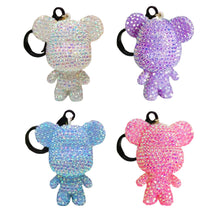 Load image into Gallery viewer, Diamond Full Drill Keyring 4PCS Sparkly Bear Painting Keychain Kit DIY Key Chain