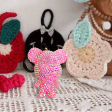 Load image into Gallery viewer, Diamond Full Drill Keyring 4PCS Sparkly Bear Painting Keychain Kit DIY Key Chain