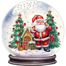 Load image into Gallery viewer, Diamond Painting - Partial Special Shaped - Christmas crystal ball (30*30CM)