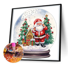 Load image into Gallery viewer, Diamond Painting - Partial Special Shaped - Christmas crystal ball (30*30CM)