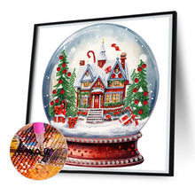Load image into Gallery viewer, Diamond Painting - Partial Special Shaped - Christmas crystal ball (30*30CM)