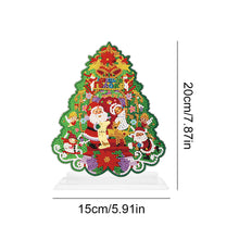 Load image into Gallery viewer, 5D DIY Santa Claus Diamond Kit Rounded Drill Xmas Gift Tree Diamond Painting Kit