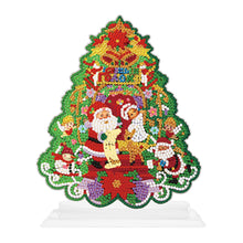 Load image into Gallery viewer, 5D DIY Santa Claus Diamond Kit Rounded Drill Xmas Gift Tree Diamond Painting Kit