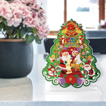 Load image into Gallery viewer, 5D DIY Santa Claus Diamond Kit Rounded Drill Xmas Gift Tree Diamond Painting Kit