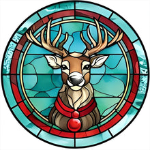 Load image into Gallery viewer, Diamond Painting - Full Round - Christmas fawn (30*30CM)