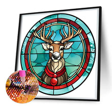 Load image into Gallery viewer, Diamond Painting - Full Round - Christmas fawn (30*30CM)
