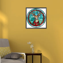 Load image into Gallery viewer, Diamond Painting - Full Round - Christmas fawn (30*30CM)