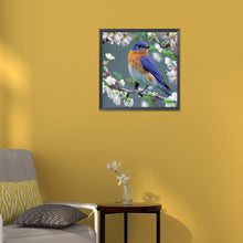 Load image into Gallery viewer, Diamond Painting - Full Round - blue bird (30*30CM)