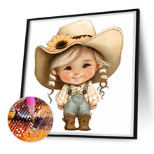 Load image into Gallery viewer, Diamond Painting - Full Round - Farm Cowboy Kids (30*30CM)