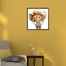 Load image into Gallery viewer, Diamond Painting - Full Round - Farm Cowboy Kids (30*30CM)