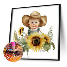 Load image into Gallery viewer, Diamond Painting - Full Round - Farm Cowboy Kids (30*30CM)