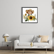 Load image into Gallery viewer, Diamond Painting - Full Round - Farm Cowboy Kids (30*30CM)