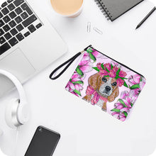 Load image into Gallery viewer, Partial Shaped Drill DIY Diamond Painting Bag with Zipper Diamond Leather Clutch