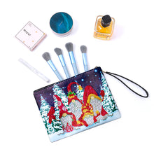 Load image into Gallery viewer, Partial Shaped Drill DIY Diamond Painting Bag with Zipper Diamond Leather Clutch