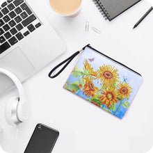 Load image into Gallery viewer, Partial Shaped Drill DIY Diamond Painting Bag with Zipper Diamond Leather Clutch