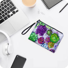 Load image into Gallery viewer, Partial Shaped Drill DIY Diamond Painting Bag with Zipper Diamond Leather Clutch