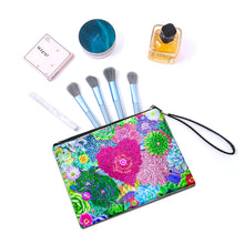 Load image into Gallery viewer, Partial Shaped Drill DIY Diamond Painting Bag with Zipper Diamond Leather Clutch