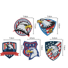 Load image into Gallery viewer, Double Sided Diamond Art Keychains Pendant DIY Shaped Drill Diamond Art Ornament