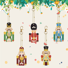 Load image into Gallery viewer, Double Sided Diamond Art Keychains Pendant DIY Shaped Drill Diamond Art Ornament