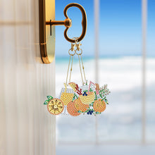 Load image into Gallery viewer, Double Sided Diamond Art Keychains Pendant DIY Shaped Drill Diamond Art Ornament