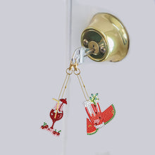 Load image into Gallery viewer, Double Sided Diamond Art Keychains Pendant DIY Shaped Drill Diamond Art Ornament