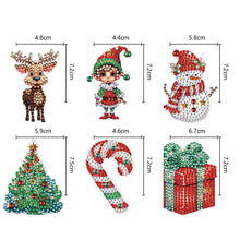 Load image into Gallery viewer, Double Sided Diamond Art Keychains Pendant DIY Shaped Drill Diamond Art Ornament