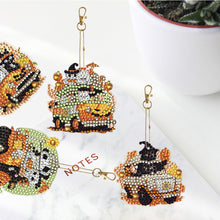 Load image into Gallery viewer, Double Sided Diamond Art Keychains Pendant DIY Shaped Drill Diamond Art Ornament