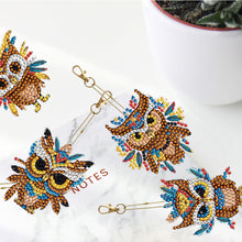 Load image into Gallery viewer, Double Sided Diamond Art Keychains Pendant DIY Shaped Drill Diamond Art Ornament