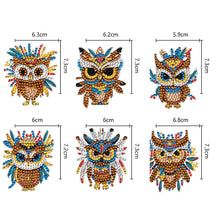 Load image into Gallery viewer, Double Sided Diamond Art Keychains Pendant DIY Shaped Drill Diamond Art Ornament