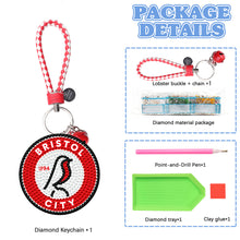 Load image into Gallery viewer, Double Sided Full Drill Keyring DIY for Adults Kids Purse Backpack Handbag Decor