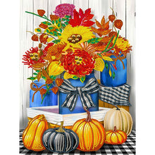 Load image into Gallery viewer, Diamond Painting - Partial Special Shaped - Thanksgiving Pumpkin Herbs (30*40CM)