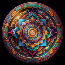 Load image into Gallery viewer, 4pcs Diamond Painting Set - Colorful mandala (30*30CM)