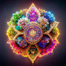 Load image into Gallery viewer, 4pcs Diamond Painting Set - Colorful mandala (30*30CM)