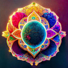 Load image into Gallery viewer, 4pcs Diamond Painting Set - Colorful mandala (30*30CM)