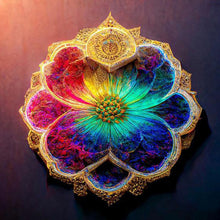 Load image into Gallery viewer, 4pcs Diamond Painting Set - Colorful mandala (30*30CM)