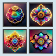 Load image into Gallery viewer, 4pcs Diamond Painting Set - Colorful mandala (30*30CM)