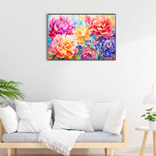 Load image into Gallery viewer, Diamond Painting - Full Round - peony field (60*40CM)