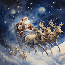 Load image into Gallery viewer, Diamond Painting - Full Round - Santa Claus (30*30CM)