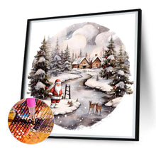 Load image into Gallery viewer, Diamond Painting - Full Round - Santa in the snow (30*30CM)