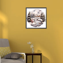 Load image into Gallery viewer, Diamond Painting - Full Round - Santa in the snow (30*30CM)