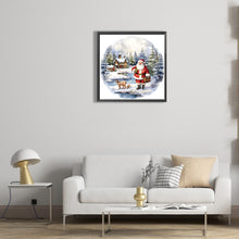 Load image into Gallery viewer, Diamond Painting - Full Round - Santa in the snow (30*30CM)