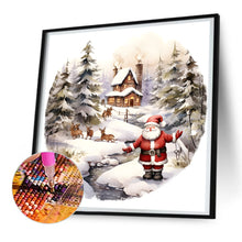 Load image into Gallery viewer, Diamond Painting - Full Round - Santa in the snow (30*30CM)