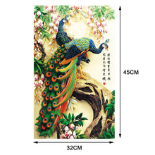 Load image into Gallery viewer, Peacock 32*45CM(Canvas) Special Shaped Drill Diamond Painting