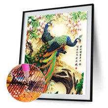 Load image into Gallery viewer, Peacock 32*45CM(Canvas) Special Shaped Drill Diamond Painting