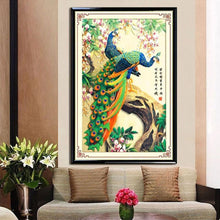 Load image into Gallery viewer, Peacock 32*45CM(Canvas) Special Shaped Drill Diamond Painting